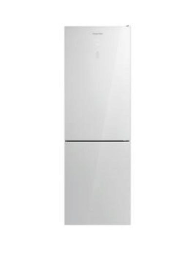 Russell Hobbs Rh60Ff186Wg 186Cm High 60Cm Wide Glass Total No Frost Fridge Freezer - White Russell Hobbs Rh60Ff186Wg 186Cm High 60Cm Wide Glass Total No Frost Fridge Freezer - White